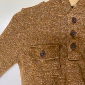 Old Navy Long Sleeve Henley Hoodie
